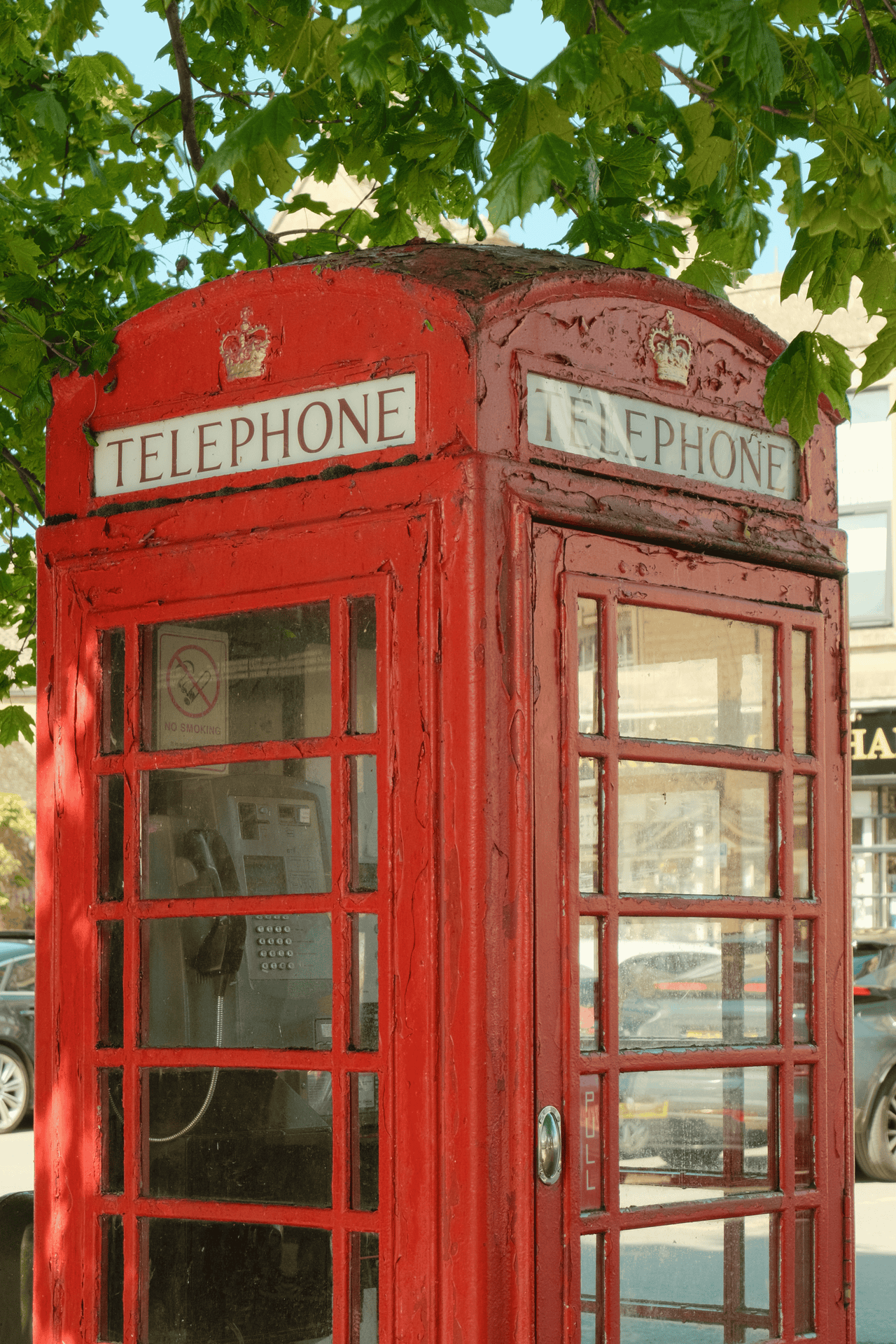 Phone Booth Necklace