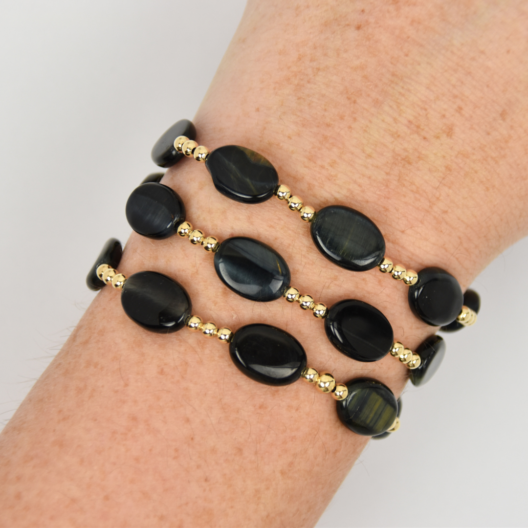 Tigers Eye Oval Bracelet