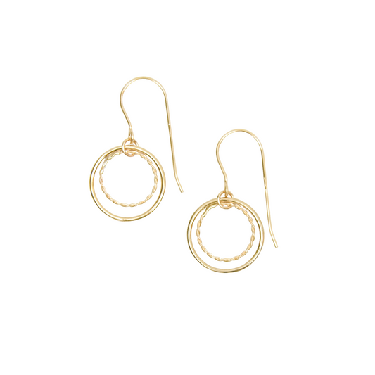 Double Circle Earrings