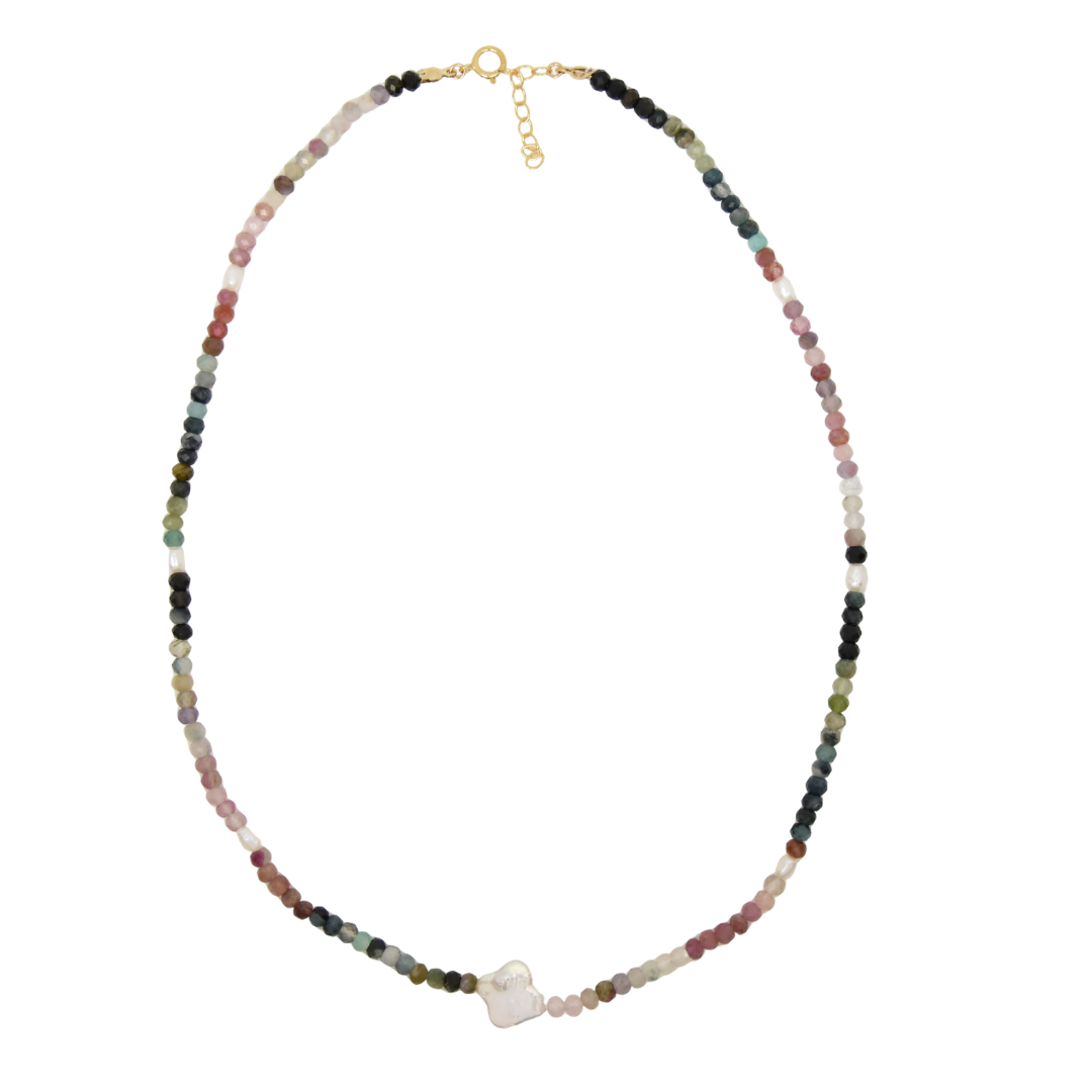 Clover Tourmaline Necklace
