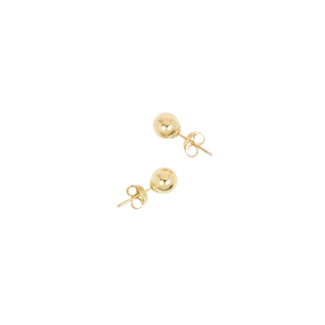 Golden Stud Earrings