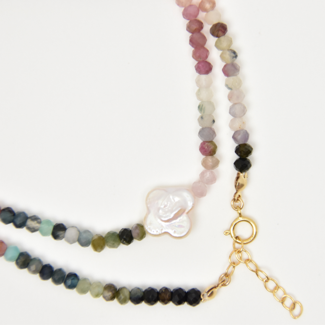 Clover Tourmaline Necklace