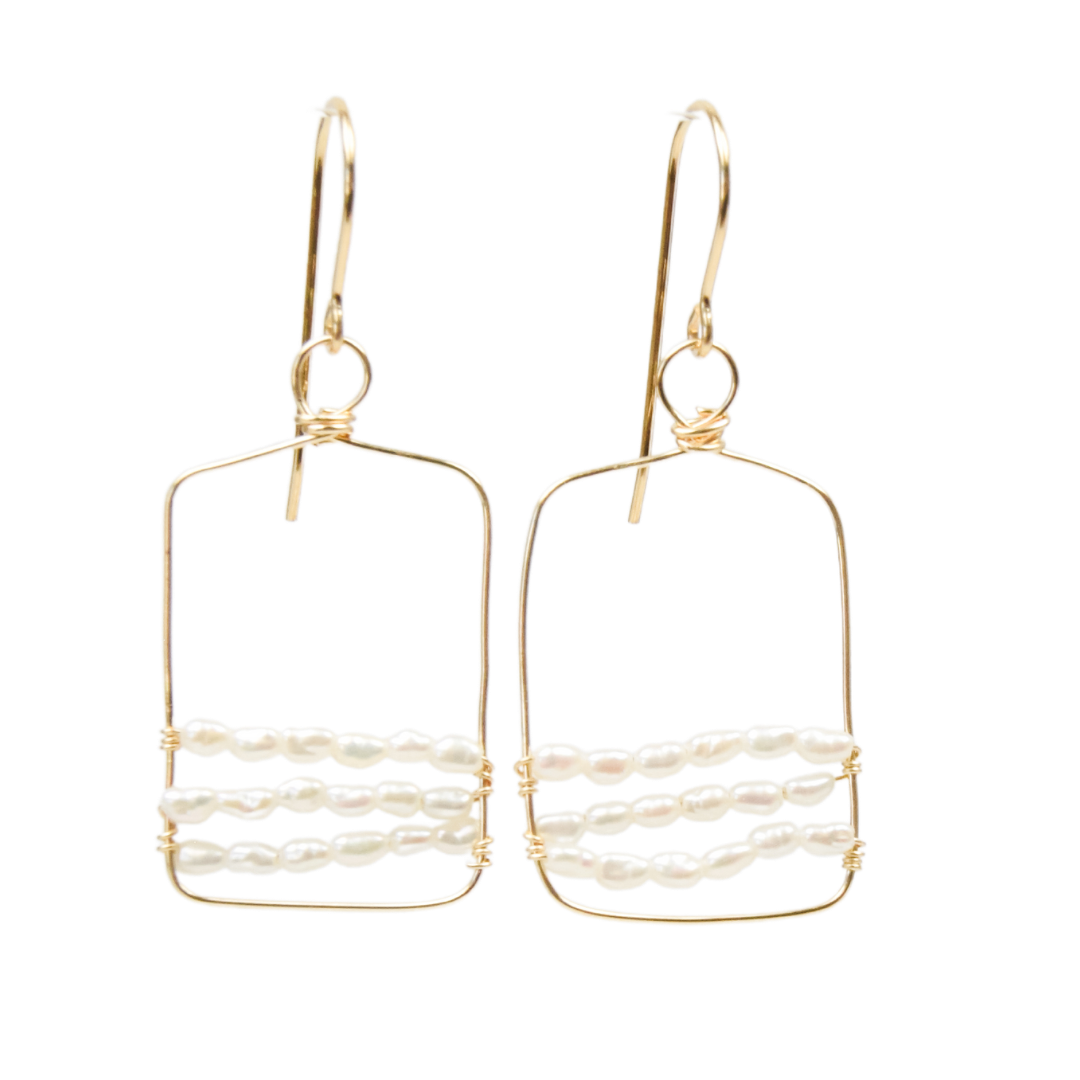 Wave Break Earrings