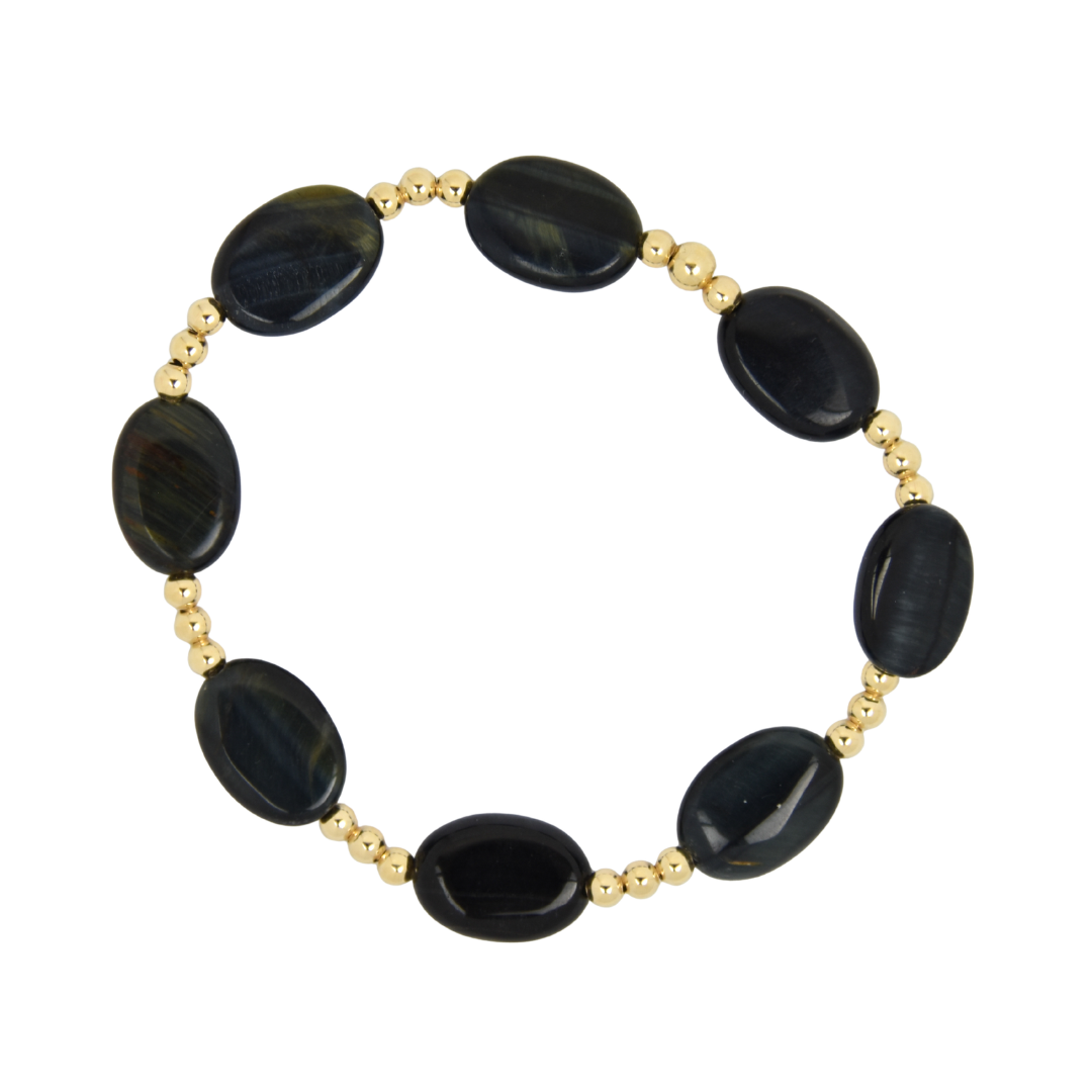 Tigers Eye Oval Bracelet