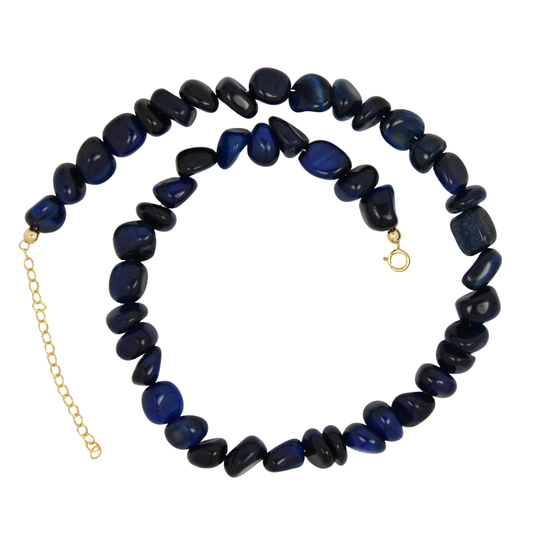 Blue Tigers Eye Necklace