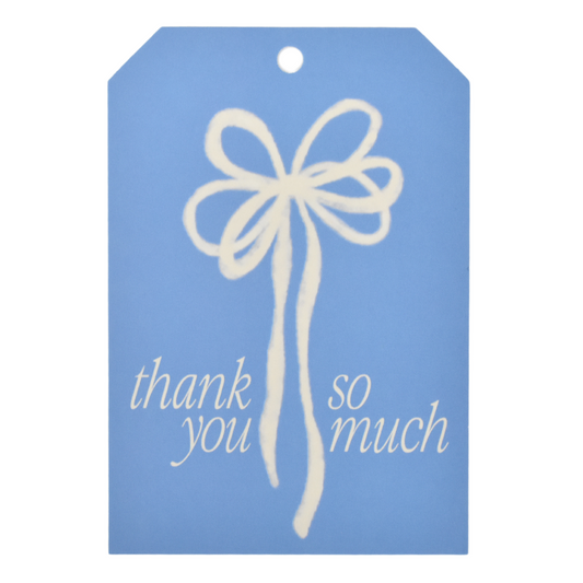 Thank You Bow Gift Tag