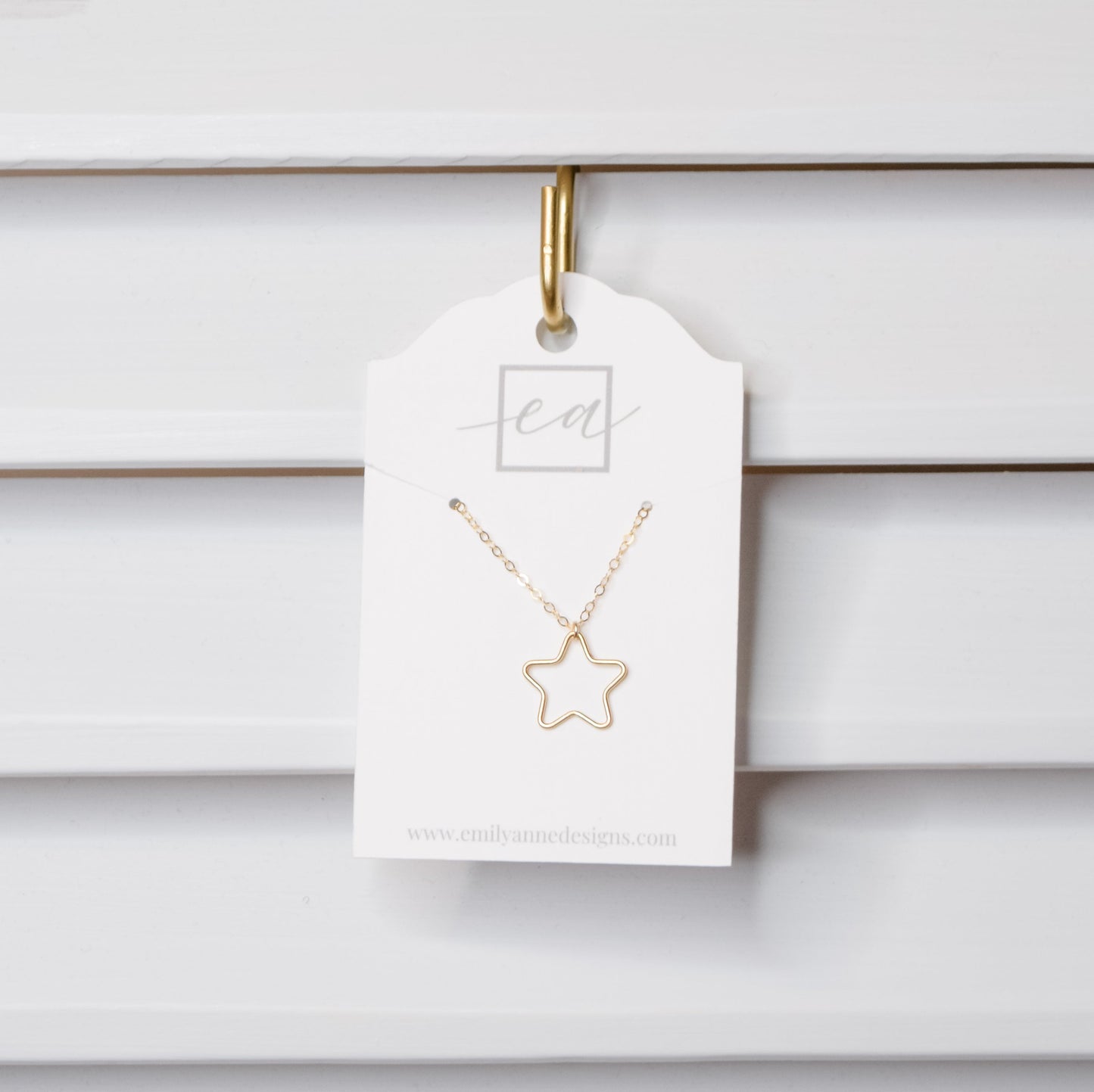 Open Star Necklace