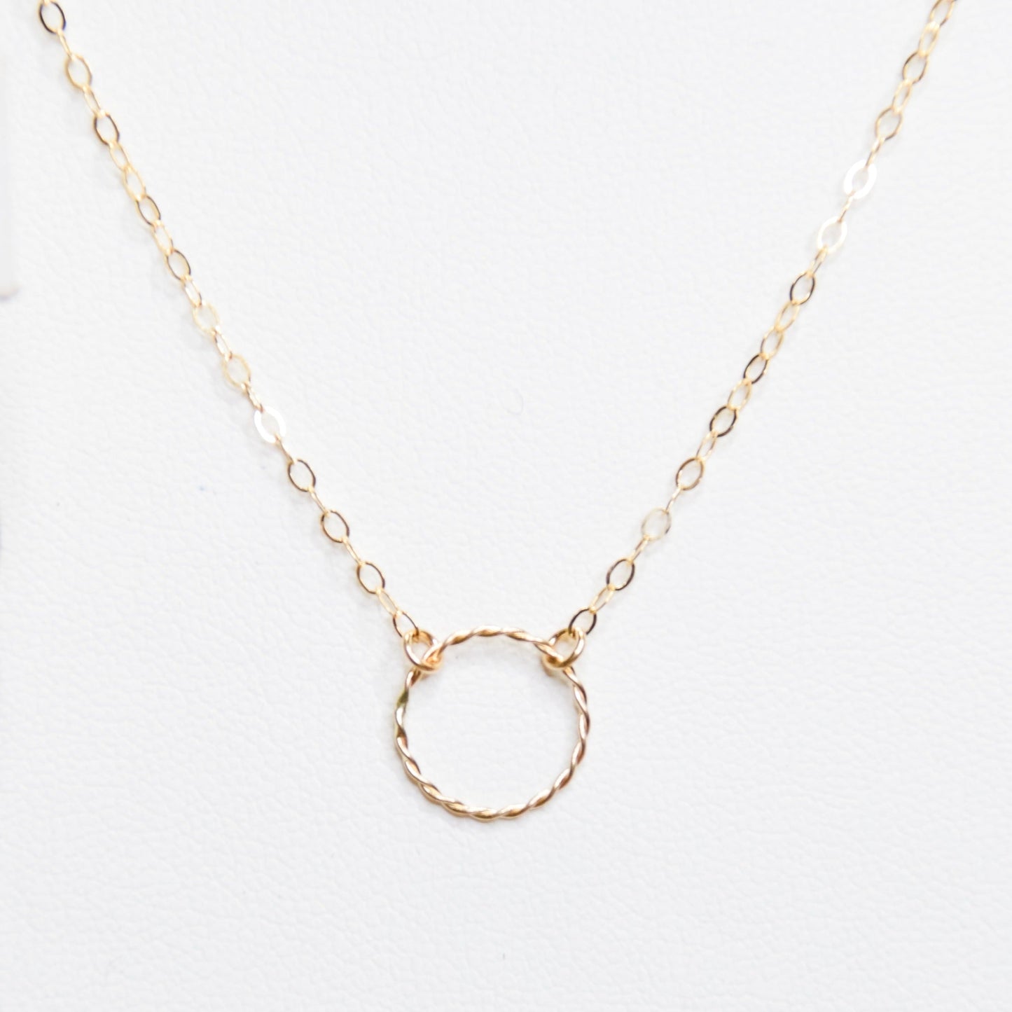 Braided Circle Necklace