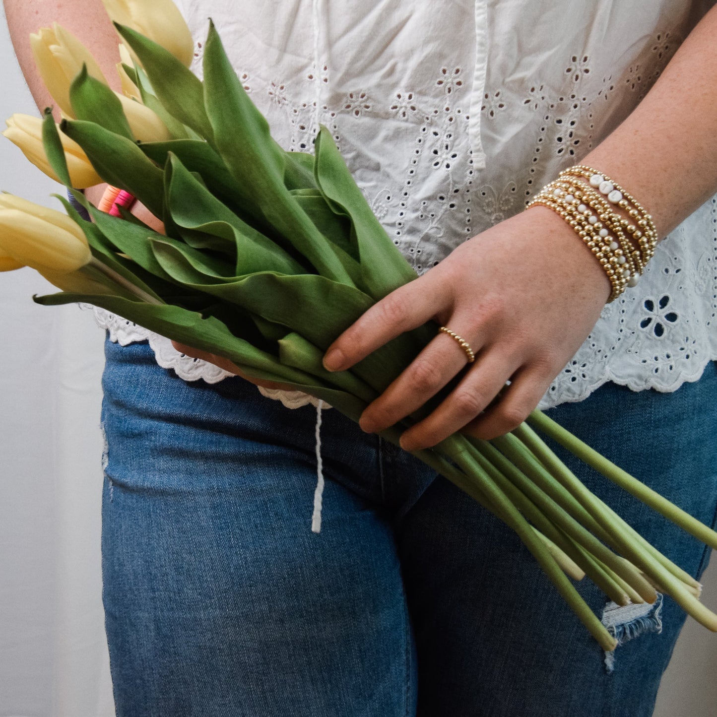 Golden Bead Ring