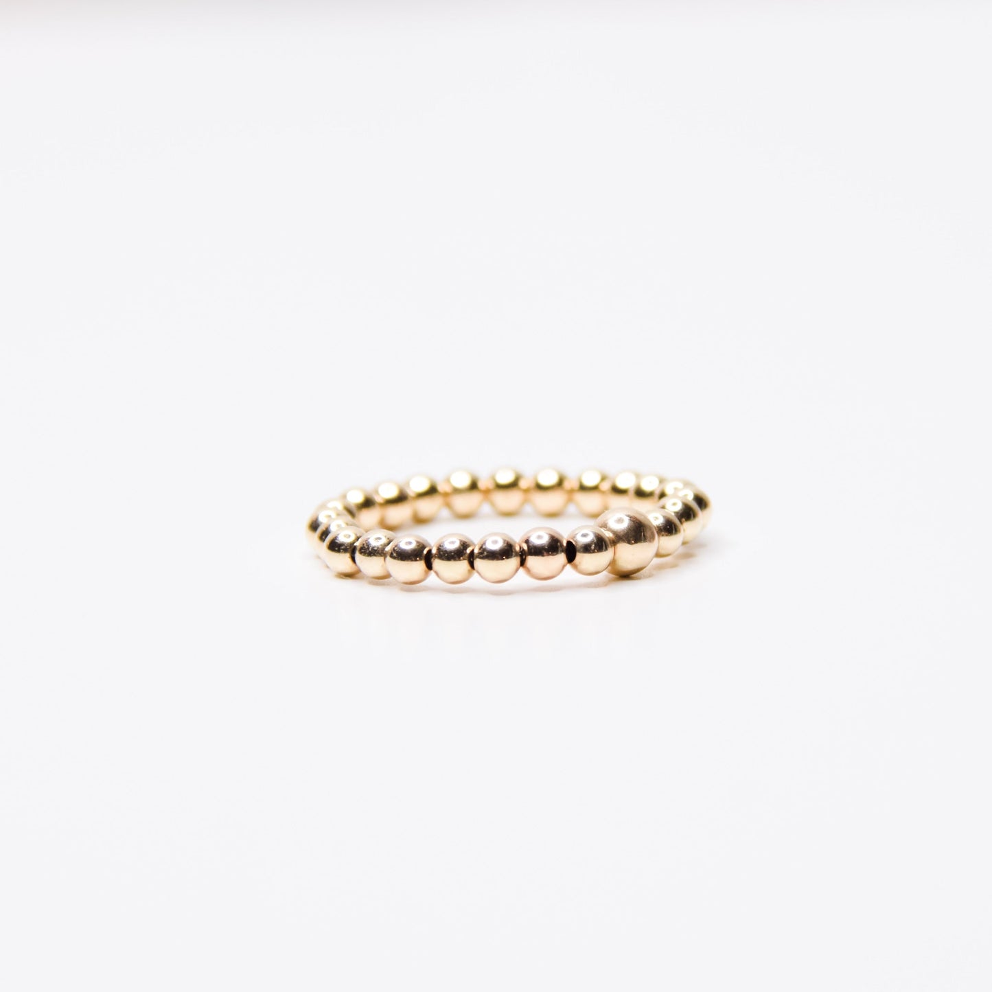 Golden Bead Ring