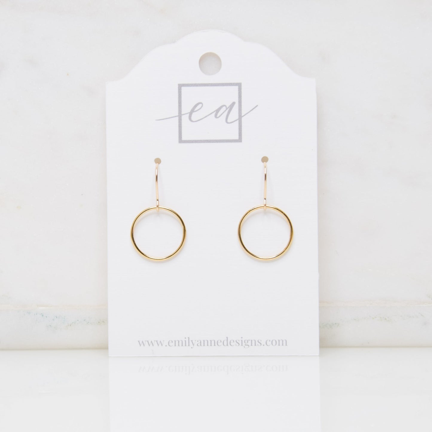 Simple Circle Earrings