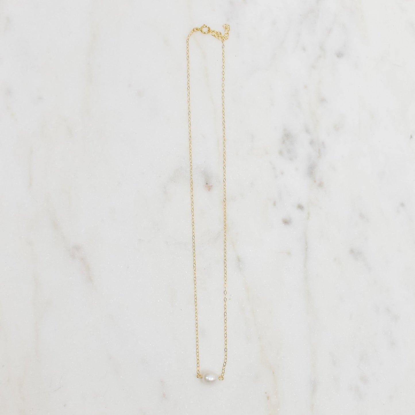 Simple Pearl Necklace