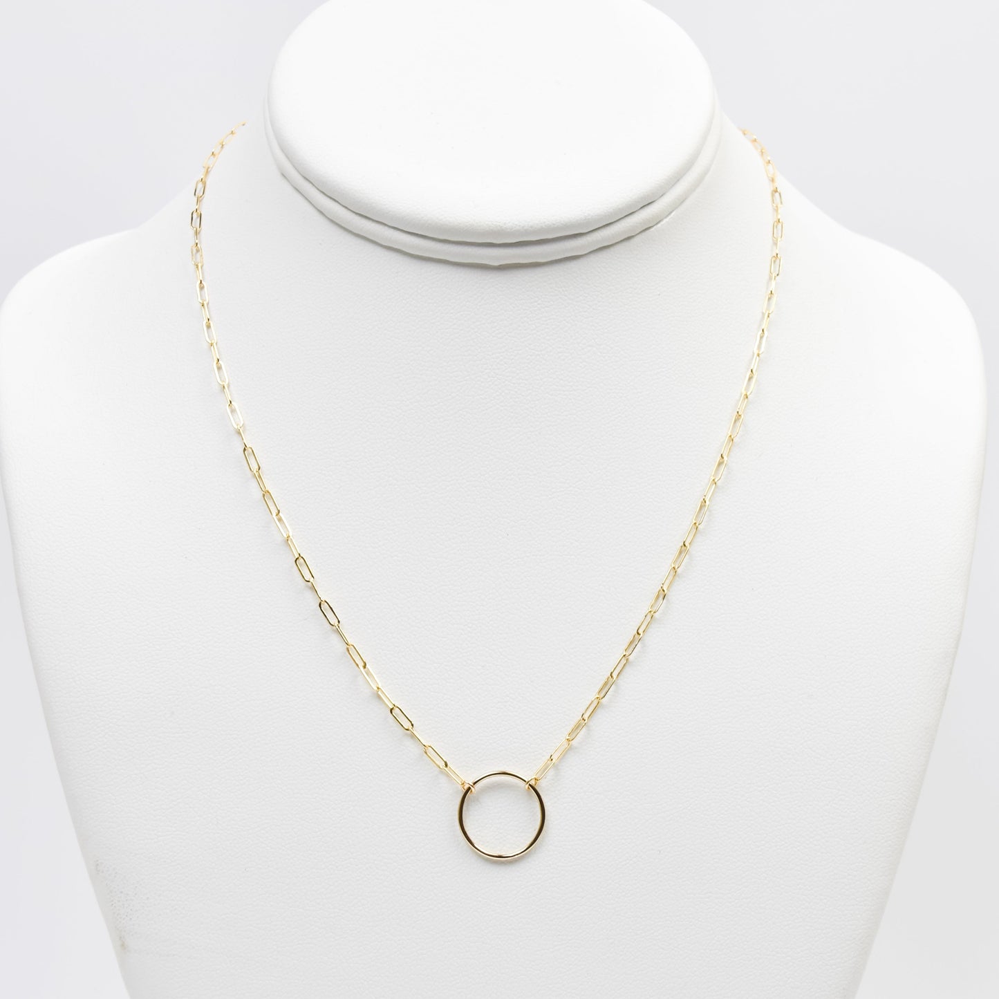 Paperclip Circle Necklace