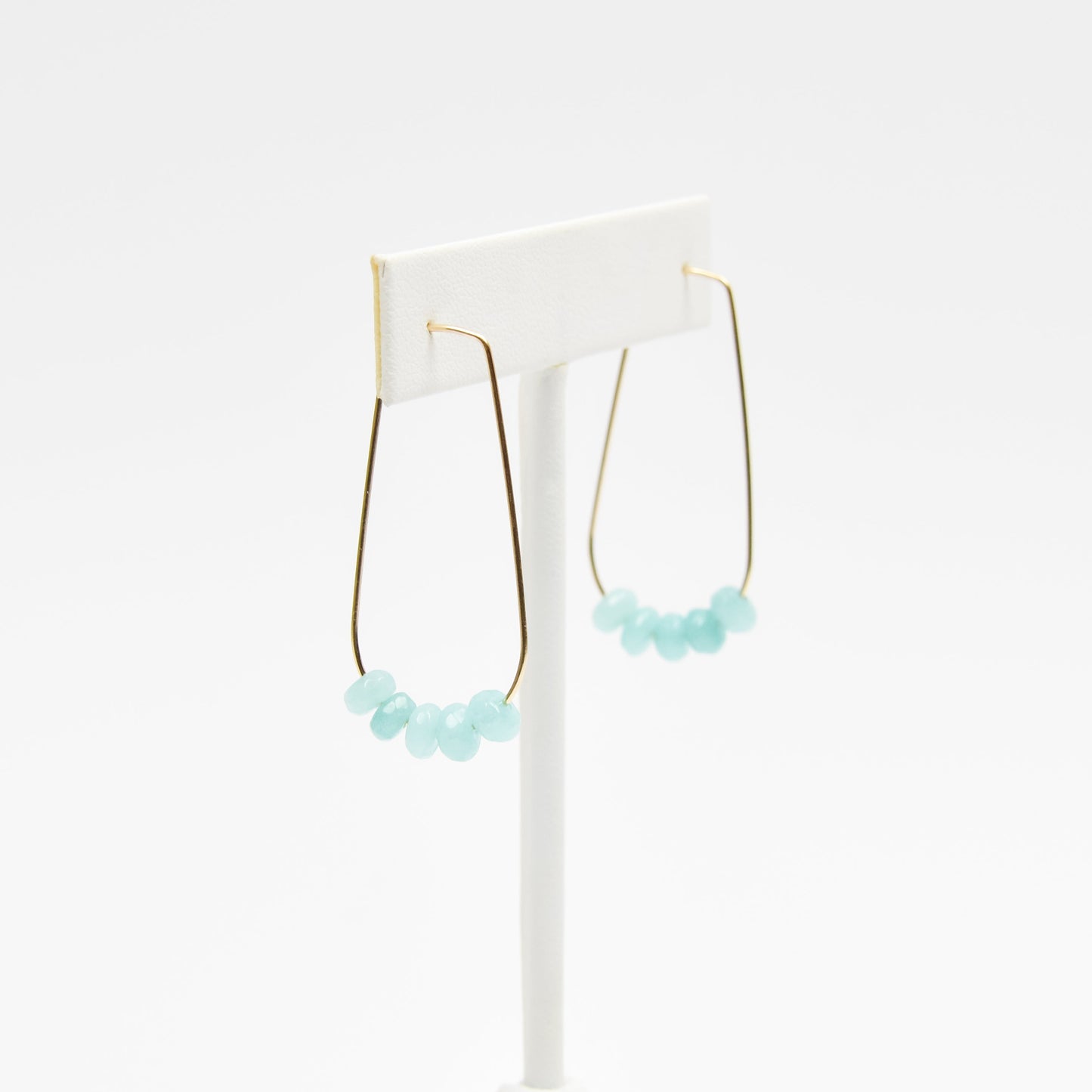 Teal Teardrop Earrings