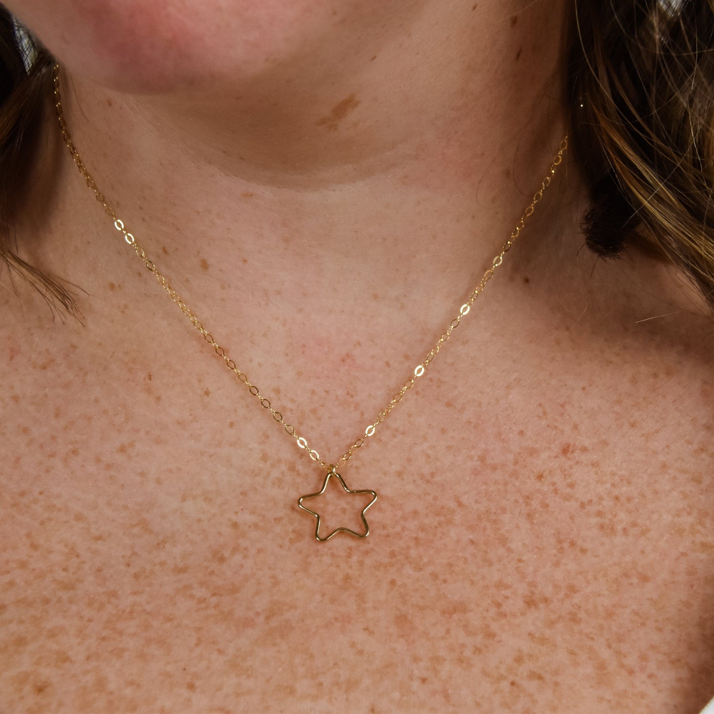 Open Star Necklace