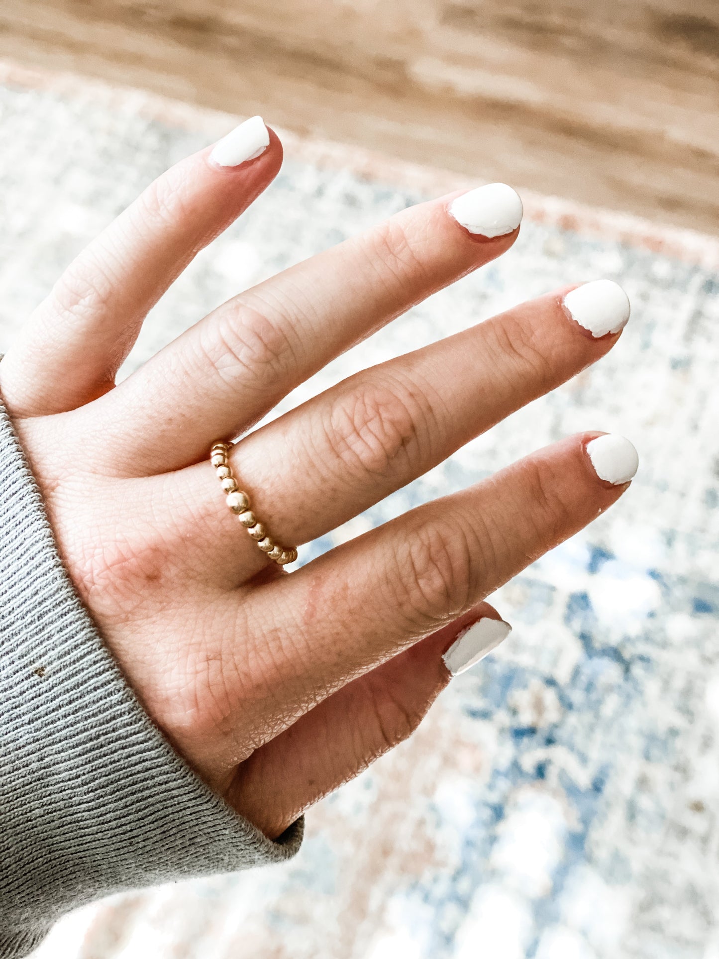 Golden Bead Ring