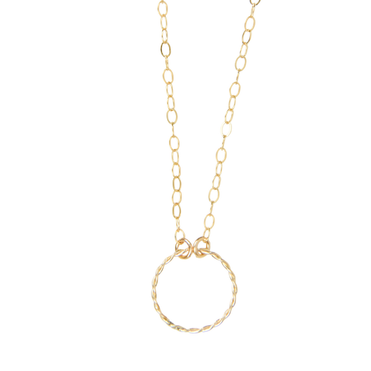 Braided Circle Necklace