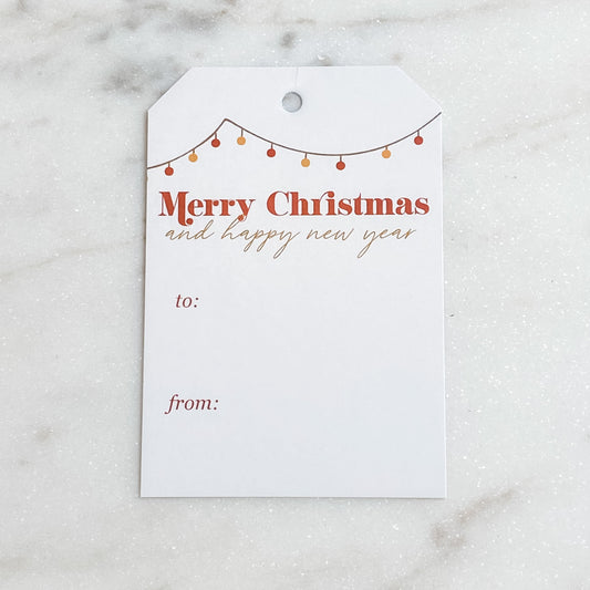 Festive Garland Gift Tag