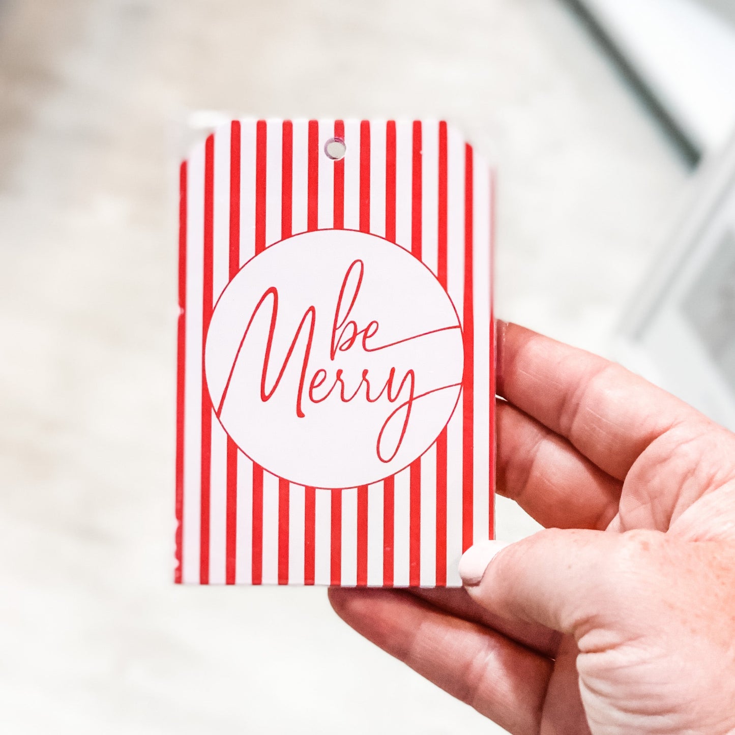 Be Merry Gift Tag