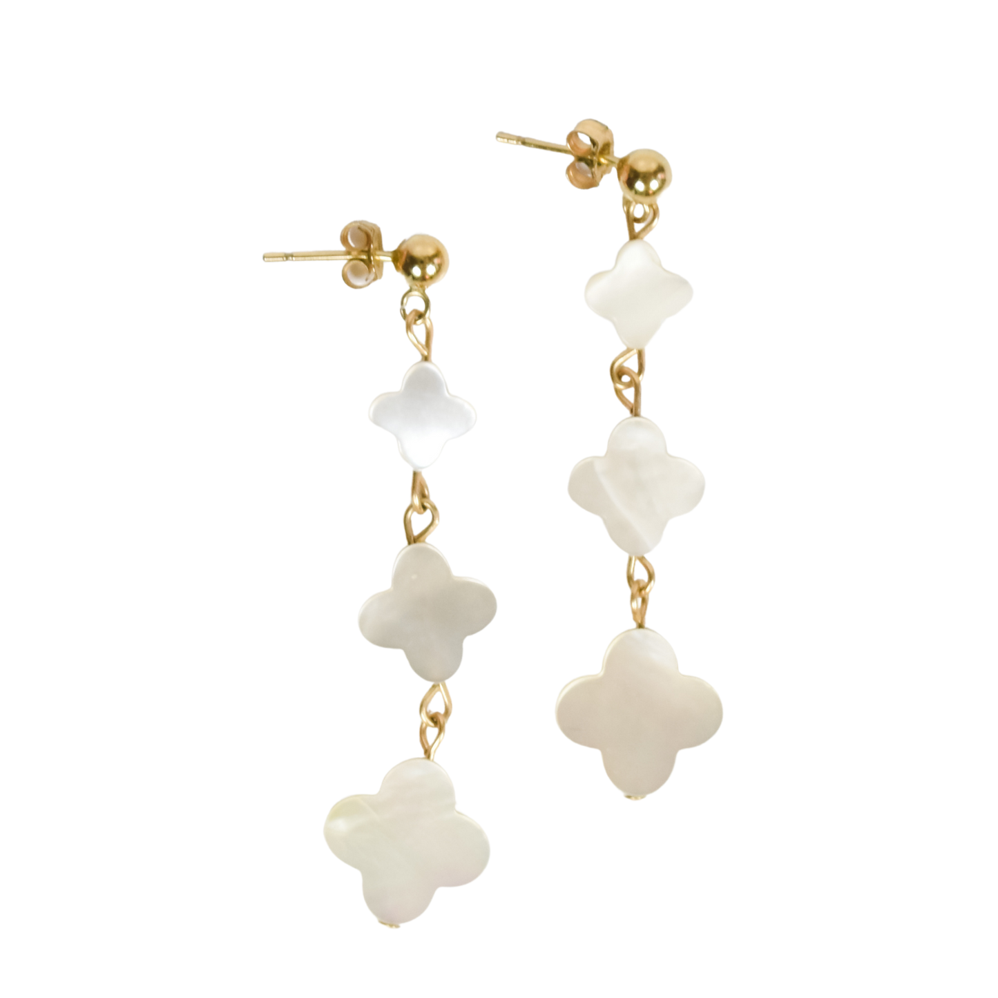 Floral Mother of Pearl Earrings