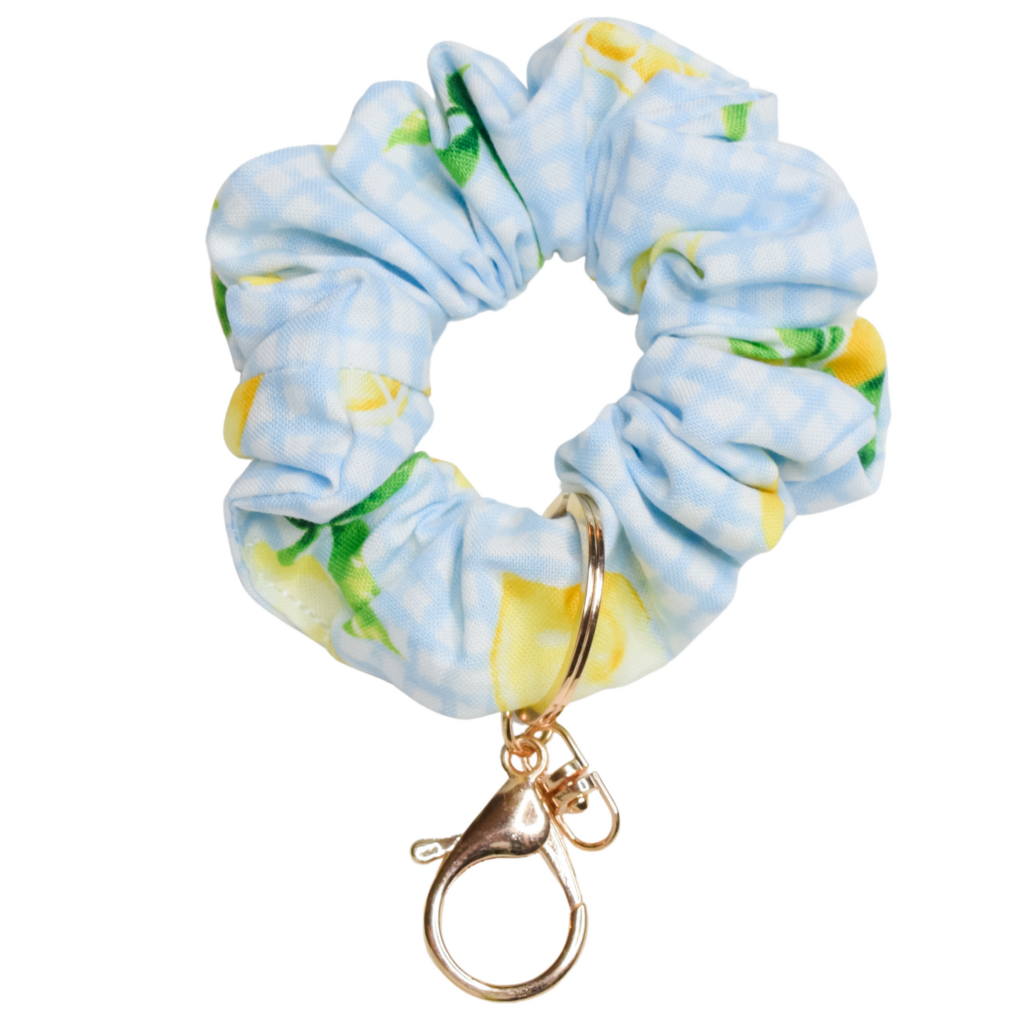 Lemonade Scrunchie Key Chain