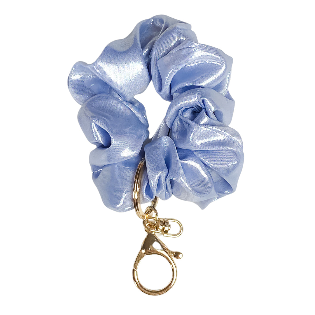 Iridescent Scrunchie Key Chain