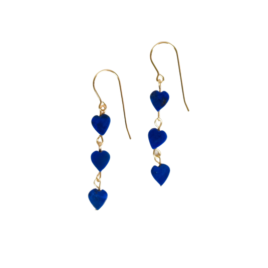 Lapis Love Earrings